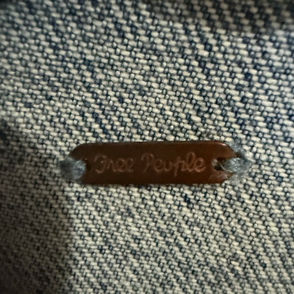 Free People Light Blue Jean Jacket - Picture 4 of 4